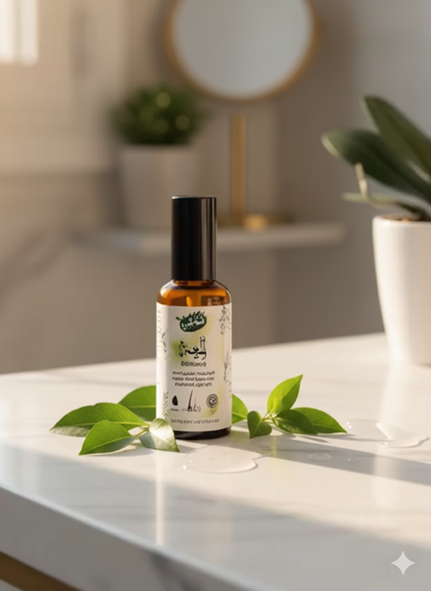 زيت الشعر لمعة
