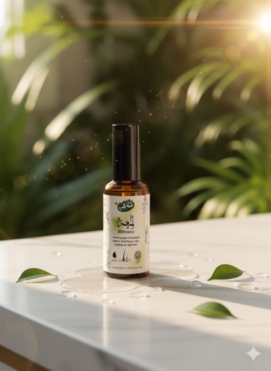 زيت الشعر لمعة