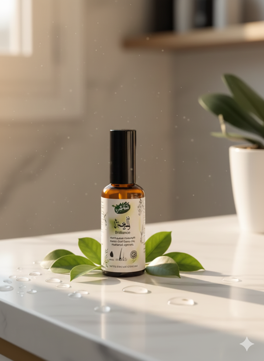 زيت الشعر لمعة